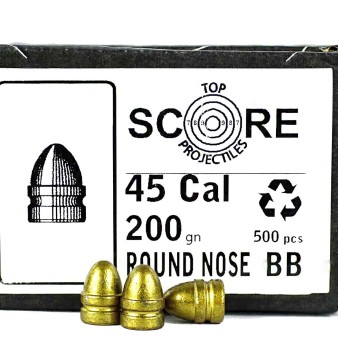 TopScore 45cal 200gr RN x500