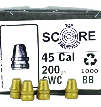TopScore 45cal 200gr SWC x1000