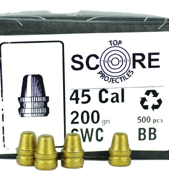 TopScore 45cal 200gr SWC x500