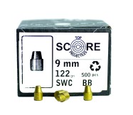 Topscore 9mm 122gr SWC x500