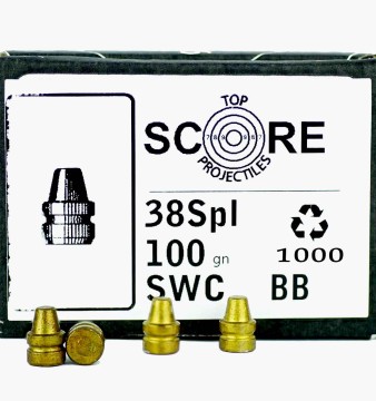 topscore 38spl 100gr swc x1000